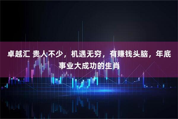 卓越汇 贵人不少，机遇无穷，有赚钱头脑，年底事业大成功的生肖