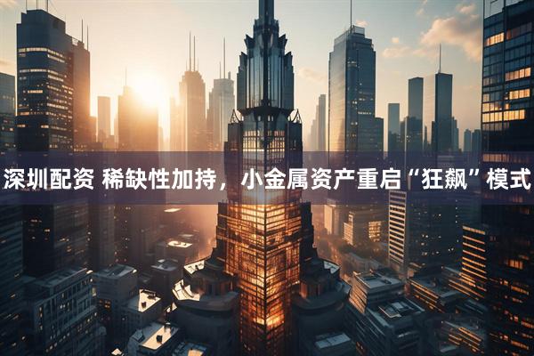深圳配资 稀缺性加持，小金属资产重启“狂飙”模式